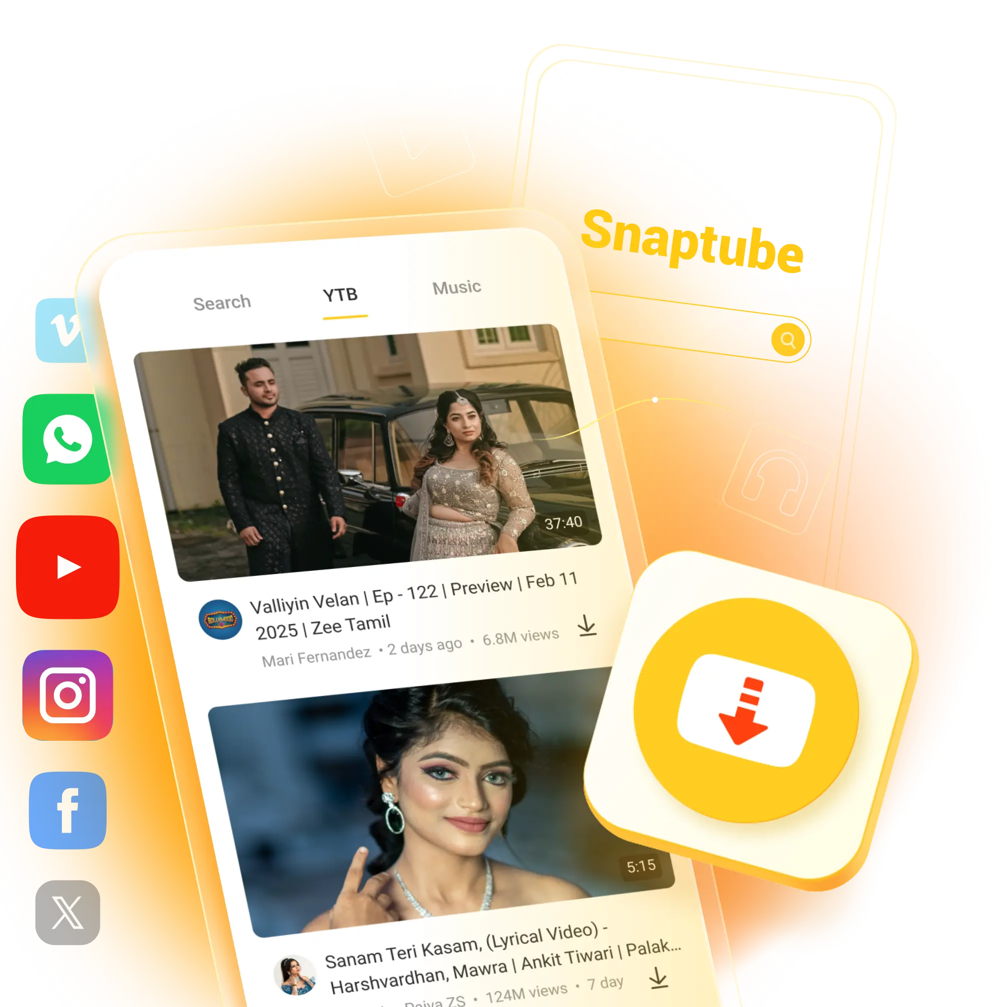 Snaptube 2026 hero artwork